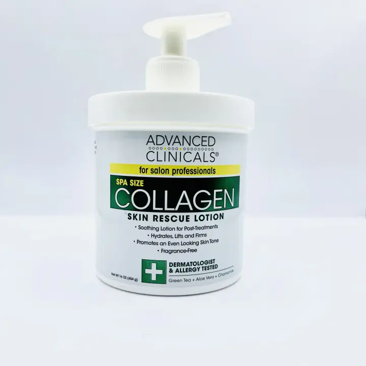 Advanced Clinicals Collagen Skin Rescue Lotion 454g